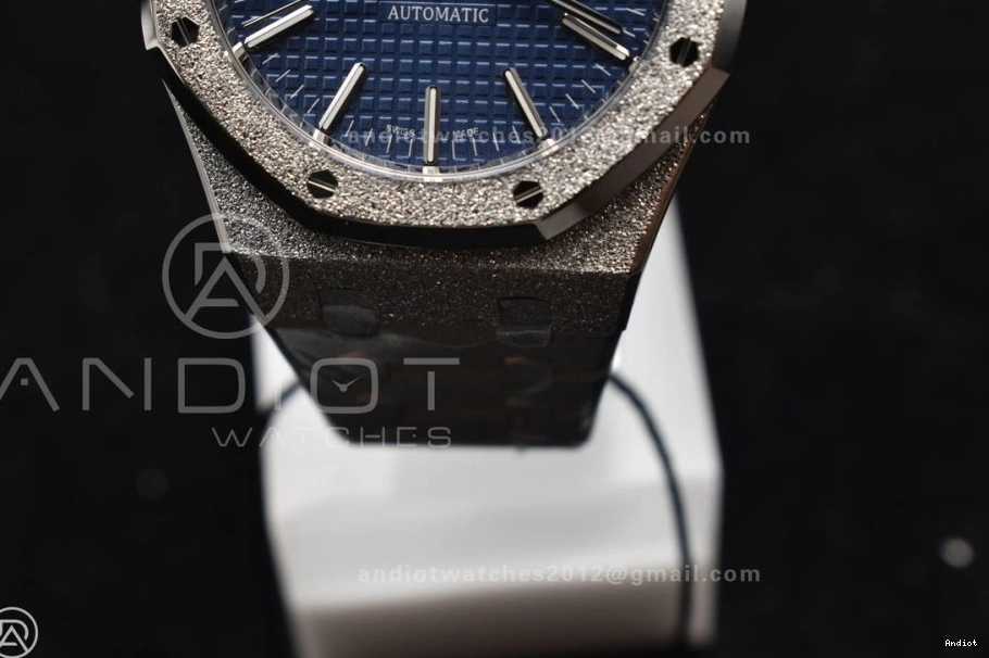 Textured Frosted SS Edition ZF Dial 15400 1:1 Oak A3120 Blue 41mm Case Bracelet Royal on Best SS 0321
